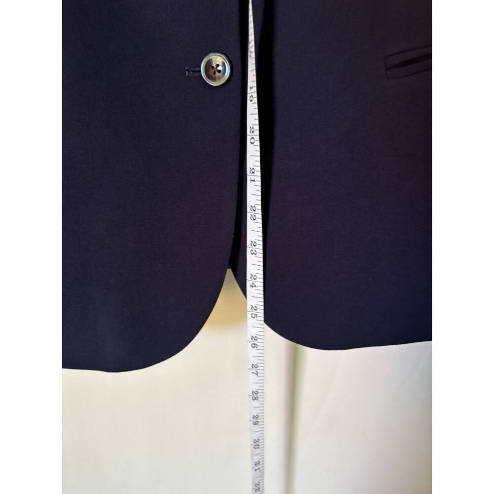 J. Crew Blazer Jacket XL Womens Navy Blue Two Buttons Career - Picture 7 of 14